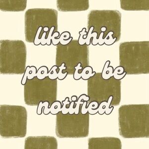 LIKE THIS TO BE NOTIFIED✨